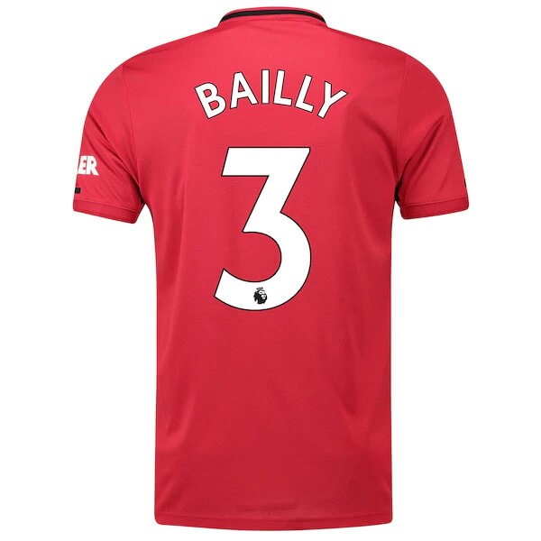 Replicas Camiseta Manchester United NO.3 Bailly 1ª 2019/20 Rojo